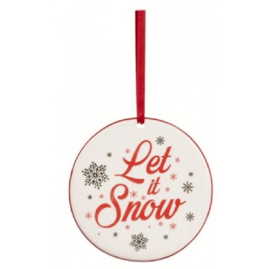 Ornament Let it Snow - A Christmas Carol