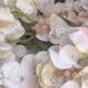 Kæmpe Hortensia cream - guld glitter 85 cm