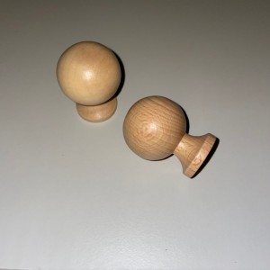 Knob greb Ø33mm Lys Brun