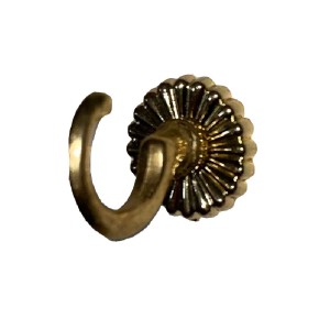 Krog / knage i messing Ø23mm