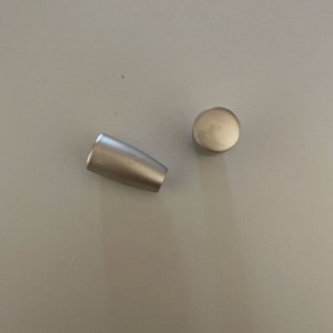 Greb sølv metal Ø12mm