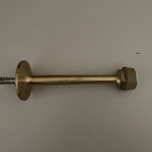 Dørstopper Guldfarvet med gummidut H93mm Dørstopper Guldfarvet med gummidut H93mm