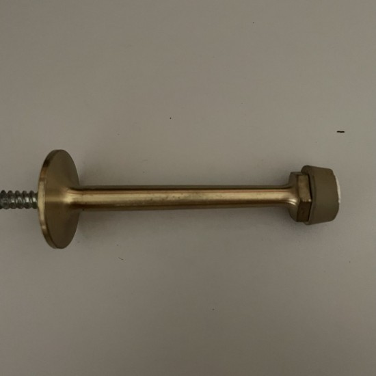 Dørstopper Guldfarvet med gummidut H93mm Dørstopper Guldfarvet med gummidut H93mm