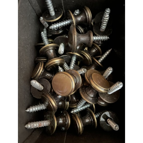 Greb Rund antique messing Ø18mm Greb Rund antique messing Ø18mm