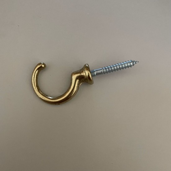 Knage / krog messing farvet D41mm