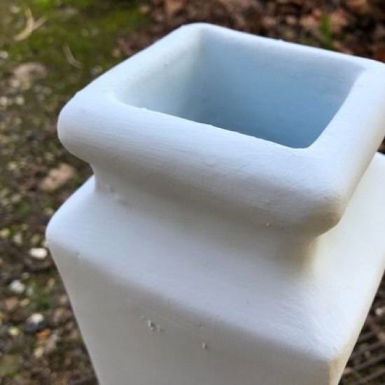 Pastel blå Keramik Gulvvase 39 cm - HebeArt