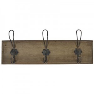 Knagerække med 3 Brørupknager