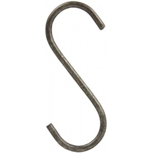 S-krog 7,5 cm Patineret Grå-sort S-krog 7,5 cm Patineret Grå-sort