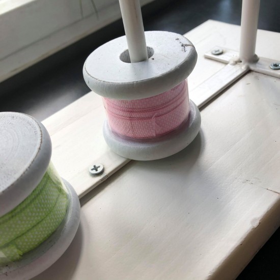 Båndspole holder hvid jern Båndspole holder hvid jern