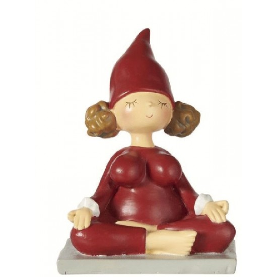 Skøn Nisse pige i Yoga - Lotus Skøn Nisse pige i Yoga - Lotus