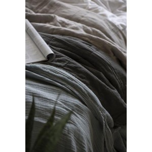 Vintage quilt sengetæppe dobbelt Thunder Grey Vintage quilt sengetæppe dobbelt Thunder Grey