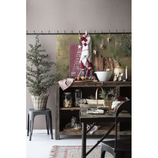 Keramikkrukke UNIKA varierende 20 - 25 cm Gammel indisk vandkrukke