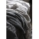 Vintage quilt sengetæppe dobbelt Thunder Grey