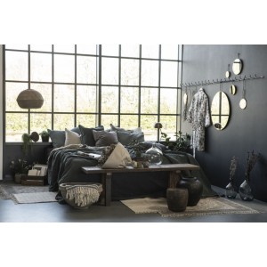 Pudebetræk antracit 50x50 cm