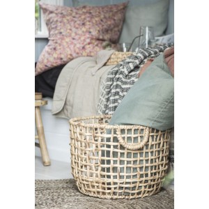 Gulvtæppe rund natur jute Ø: 120 cm Gulvtæppe rund natur jute Ø: 120 cm