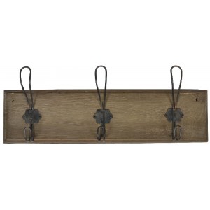 Knagerække med 3 Brørupknager