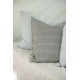 Pudebetræk sorte med beige striber 50x70cm Pudebetræk sorte med beige striber 50x70cm