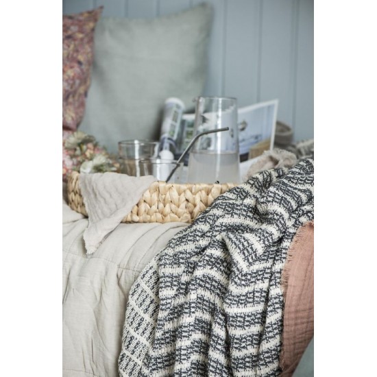 Vintage quilt Fog 130x180cm