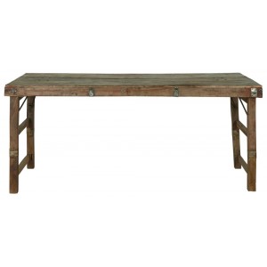 Markedsbord UNIKA træ med metalbeslag L180cm Markedsbord UNIKA træ med metalbeslag L180cm