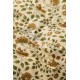 Quilt Celina mosgrønne blade med Bomuldsfyld Quilt Celina mosgrønne blade med Bomuldsfyld