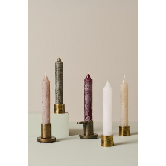 Rustiklys hvid Ø:3,8 H:23