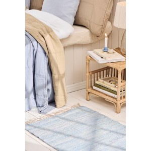 Kludeløber lyseblå 60x120cm