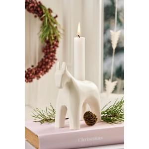 Stage til 2,2 cm lys hest UNIKA træ med metalindsats