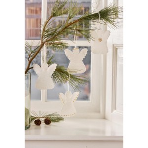 Engel 1 stk assorteret broderi anglaise My Nostalgic Christmas Engel 1 stk assorteret broderi anglaise My Nostalgic Christmas