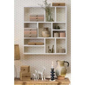 Væghylde med forskellige rum UNIKA kan hænge vandret og lodret Væghylde med forskellige rum UNIKA kan hænge vandret og lodret