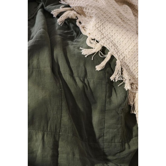 Vintage quilt myrtle green 130x180cm