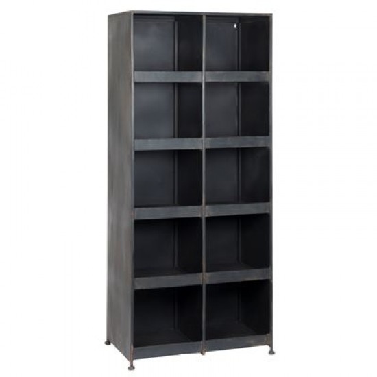 Industri Reol med 10 rum 2.sort Industri Reol med 10 rum 2.sort