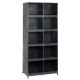 Industri Reol med 10 rum 2.sort Industri Reol med 10 rum 2.sort