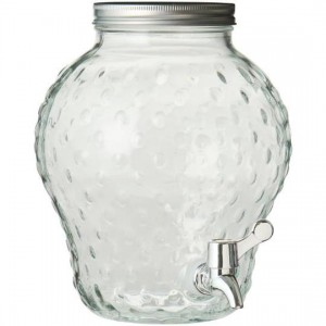 Saftdispenser jordbærformet 3,8 ltr