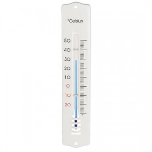 Termometer til væg emaljelook fra -30 til +50 grader Celsius Termometer til væg emaljelook fra -30 til +50 grader Celsius