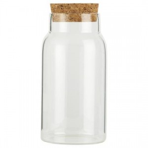 Opbevaringsglas med korkprop 270 ml