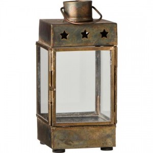 Lanterne med stjerner i toppen OBS: kun stjerner på 2 af siderne