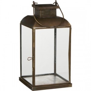 Lanterne David med hulmønster i toppen