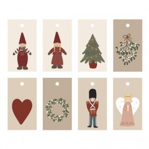 Til/fra kort ass 1 stk My Nostalgic Christmas Til/fra kort ass 1 stk My Nostalgic Christmas