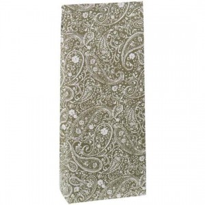 Klodsbundspose grøn paisley 100 stk