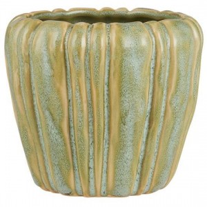 Skjuler med ujævne riller støvgrøn