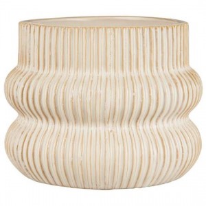 Skjuler med riller Distressed white