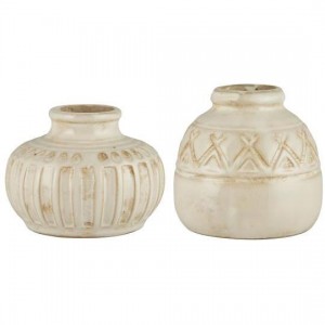 Vase konkav Lea creme Vase konkav Lea creme