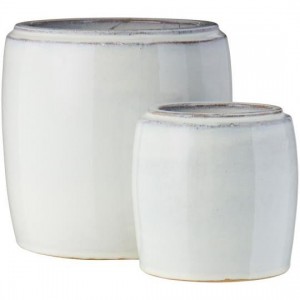 Krukkesæt a 2 Saigon hvid