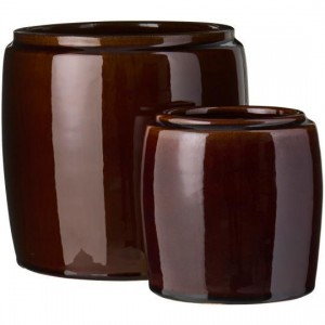 Krukkesæt a 2 Saigon brun