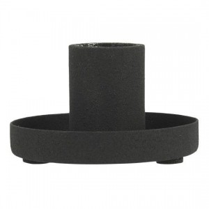 Stage til bedelys sort Ø7cm Stage til bedelys sort Ø7cm