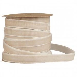 Velourbånd på spole 10 m ash kit bredde 1 cm Velourbånd på spole 10 m ash kit bredde 1 cm