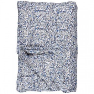 Quilt Abby blågrå paisleymønster