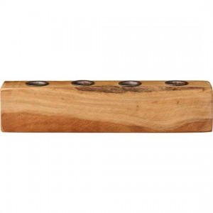 Stage til 4 x 2,2 cm lys træblok UNIKA