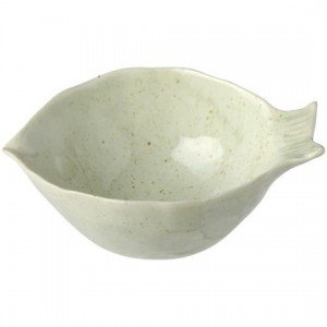 Skål Ocean White fiskeformet