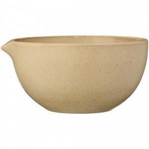 Skål med hældetud Stone sandfarvet 900 ml